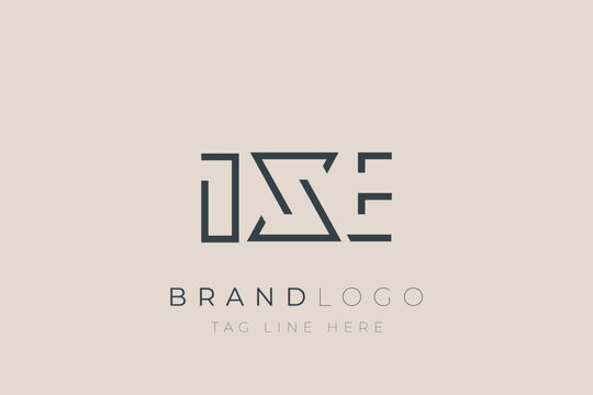 IXE abstract letter logo design. Modern Business Logo Design With Abstract Typography and Contemporary Style