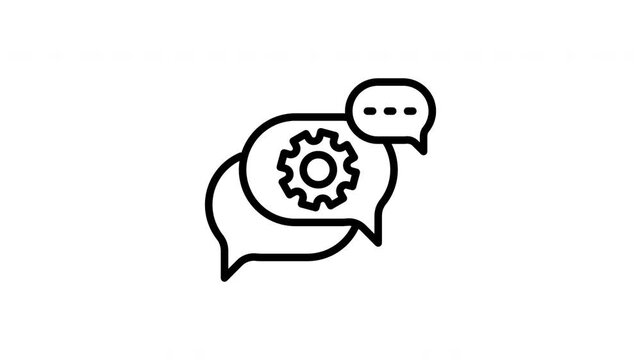 tech support animation icon