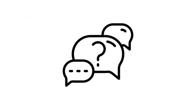 faq animation icon