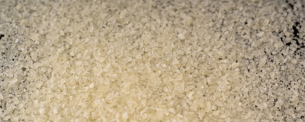 Gelatin powder macro texture