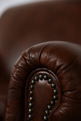  brown armchair