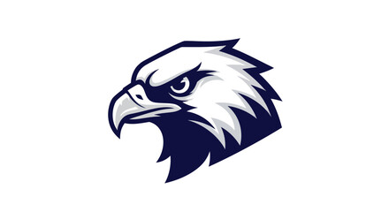 Obraz premium Eagle head illustration isolated on white background for design