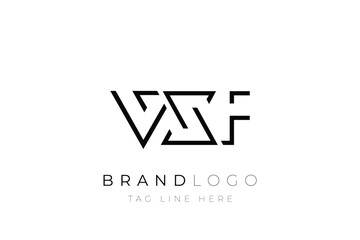 VXF abstract letter logo design. Modern Business Logo Design With Abstract Typography and Contemporary Style