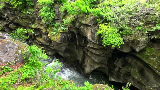 新緑の磊々峡【宮城県仙台市】