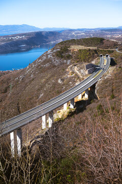 highway road in the mountains