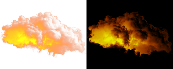 Photorealistic White Steam With Smooth Edges And Transparent Flow Isolated On A Transparent or White Background
