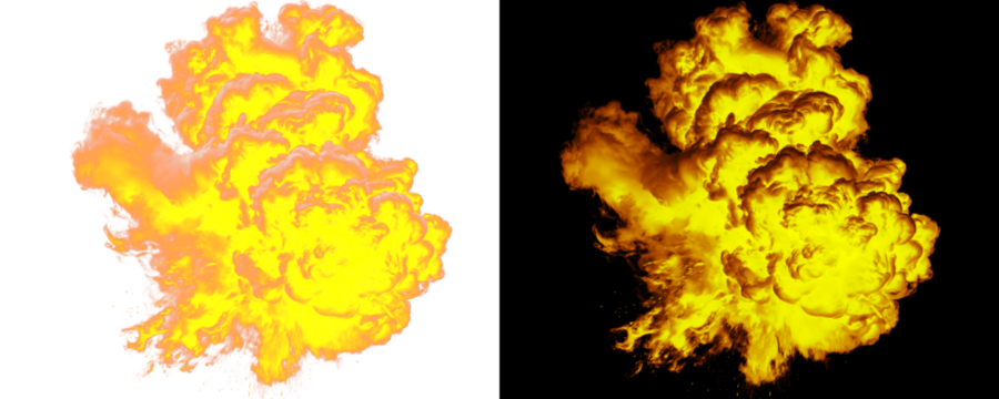Realistic Thick Fire Puff From Explosion With Swirling Motion And Detailed Light And Shadow Play Creating A High Dynamic Range Cinematic Visual Effect Isolated On A Transparent Or White Background - Powered by Adobe
