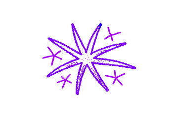 Star doodle sparkles sparkling sketch. Cute child drawings.