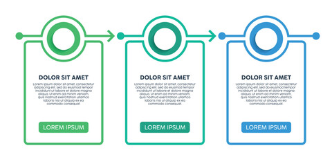 Obraz premium Business data visualization timeline process infographic template design
