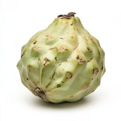 cherimoya isolated on white background