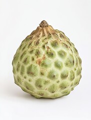 cherimoya isolated on white background