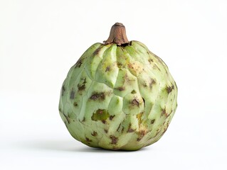 cherimoya isolated on white background