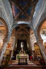 Interior of the Duomo di San Gimignano - San Gimignano, Italy