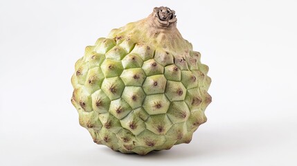 cherimoya isolated on white background