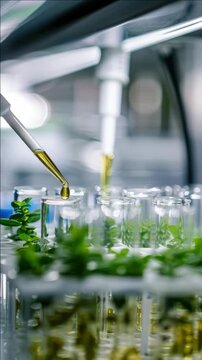 State-of-the-art laboratory equipment for plant growth and analysis