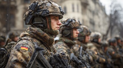 Military Buildup in Europe Reflects Rising Defense Spending and Heightened Tensions Among Nations During the Ongoing Conflict