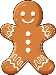 gingerbread man isolated