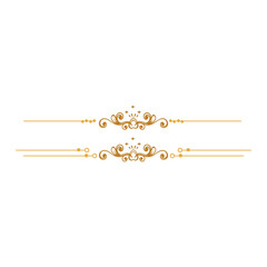 Elegant Vintage Horizontal Divider