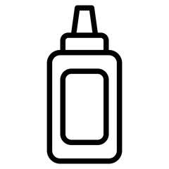 Obraz premium Sauce bottle icon