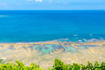 知念岬公園からの展望