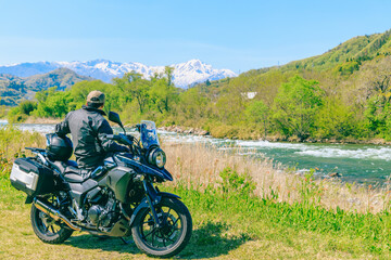 春の奥利根をバイクでツーリング