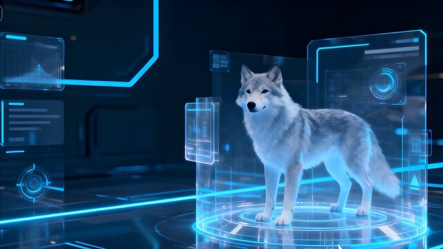 Futuristic HUD Interface Background
Description: High-tech holographic HUD interface design for futuristic applications. - Powered by Adobe