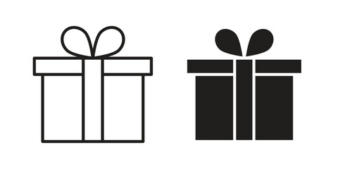 Gifts icon design element, vector illustration. Editable vector collections.