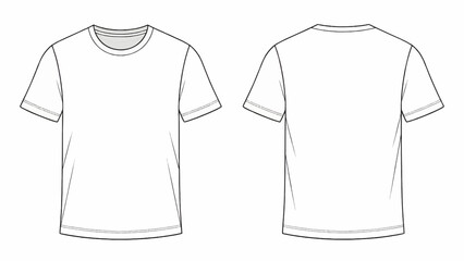Naklejka premium Tshirt Vector