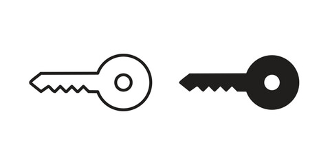 key icon design element, vector illustration. Editable vector collections.