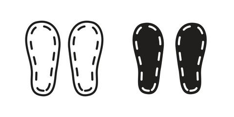 Soles icon design element, vector illustration. Editable vector collections.