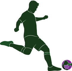 Man Playing Football
