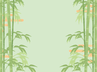 和風の竹の背景素材