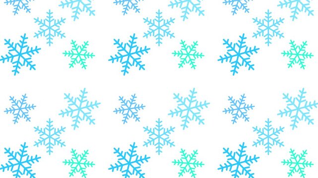 snowflakes seamless pattern