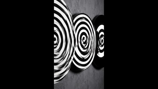 Abstract geometric pattern circles concentric design