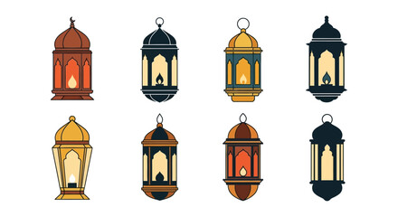 Collection of Islamic Lanterns Collection