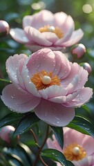 Peony Flower Mobile Wallpaper Showcasing Full Bloom Beauty, Delicate Color Harmony, and Timeless Floral Luxury Designed for Stylish Smartphone Displays