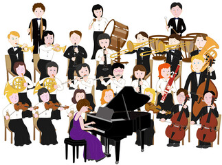 クラシック音楽の発表会