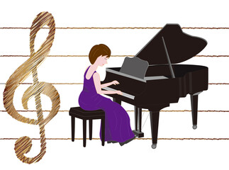 クラシック音楽の発表会