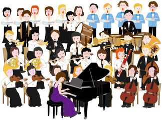 クラシック音楽の発表会