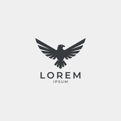 Strong eagle crest logo with bold and modern design. Ideal for security, esports, sports teams, military-inspired branding, and powerful brand identities.