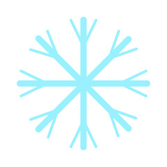 snowflake on a white background