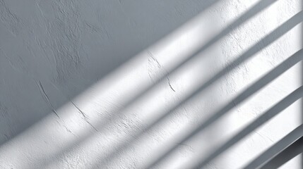Soft Light Rays Create Patterns on a Textured White Wall in a Consulting Business Setting During Daytime