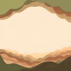 Layered Terrain Landscape Frame