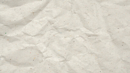 Abstract crumpled and creased recycle paper texture background