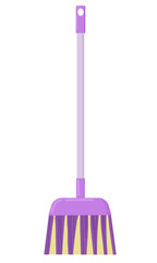 Household Purple Broom for Sweeping Cleaning and Tidying Floors