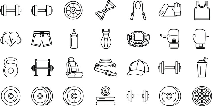 Exercise Equipment, Workout Gear, Boxing, Yoga, Health, Strength Training for Active Lifestyle Content - Powered by Adobe