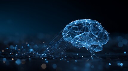 AI powered cybersecurity defense system, glowing neural network,