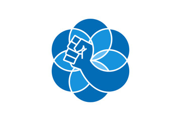 Abstract Modern Logo Mark &ndash; Clean Minimal Geometric Design, Vector Illustration