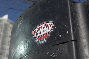 Fototapeta premium Ron Jon Surf Shop sticker in Toronto