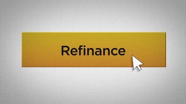 E-Commerce Series - Mouse Pushes Refinance Button